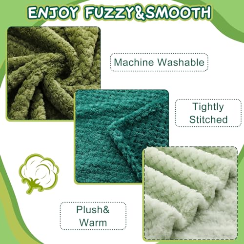 Frienda 4 Pcs Fluffy Baby Blanket for Boys Girls 32x24 Inch