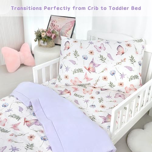 Pea Pod Muslin Bedding Set 3-Piece for Baby Toddler