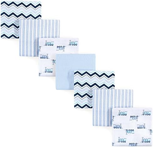 Luvable Friends Unisex Baby Flannel Blankets 7-Pack
