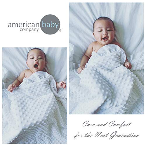 American Baby Company Heavenly Soft Minky Dot Crib Bedding Set Pink 1