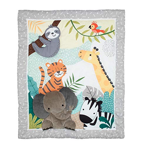 Bedtime Originals Mighty Jungle 3-Piece Crib Bedding Set 1
