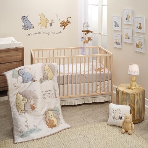 Lambs Ivy Disney Baby Pooh Bear Pals 3Piece Crib Bedding Set