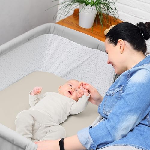 Sweet Jojo Designs Jungle Safari Elephant Bassinet Sheet Set 2p Tan