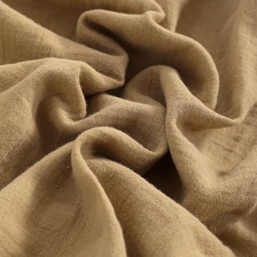 NTBAY 2 Pack Muslin Crib Sheets Soft and Breathable Double Layer 24x38 Inches