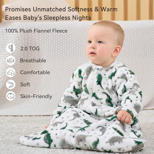 Unnivoll Fleece Sleep Sack for 18-24 Months Toddler
