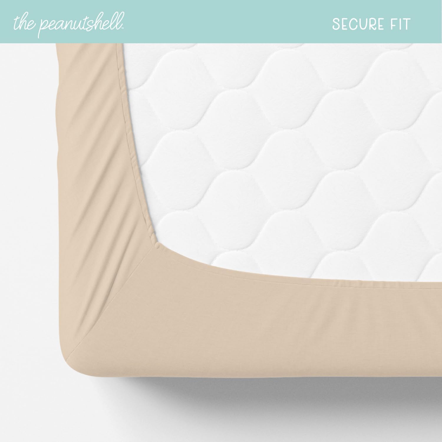 The Peanutshell Organic Bassinet Sheets 4-Pack for Boy or Girl