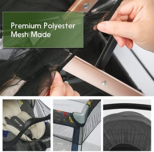 AMORBASE Universal Mosquito Net for Strollers
