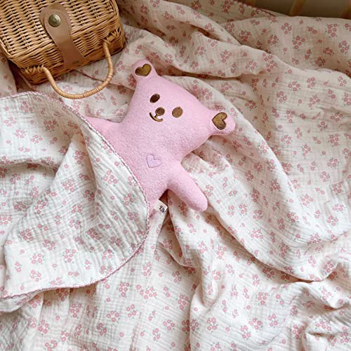 BuLuTu Cotton Muslin Baby Quilt 47x51