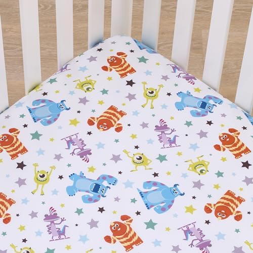 Disney Monsters Inc Super Soft Mini Crib Sheet