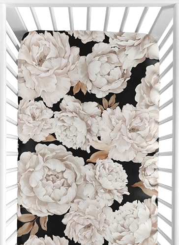 Sweet Jojo Designs Fitted Crib Sheet - Shabby Chic Boho Floral 1