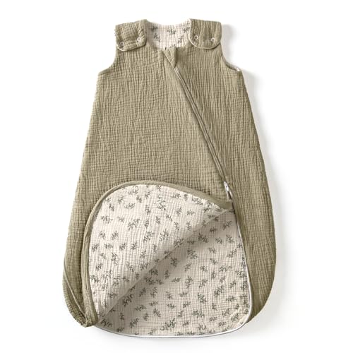 lulumoon Muslin Sleep Sack for Baby 3-9 Months 1