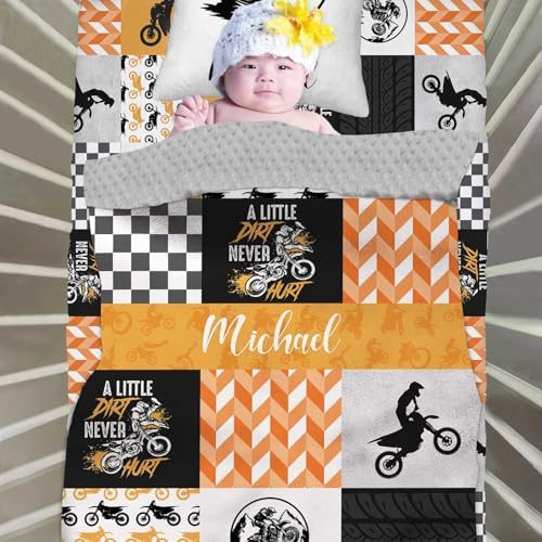 Custom Crib Bedding Set for Boys 3-Piece Personalized Name Set