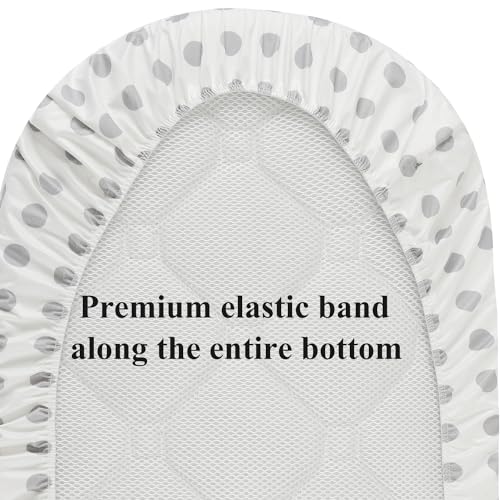 Fadacudan Waterproof Bassinet Sheets 2 Pack