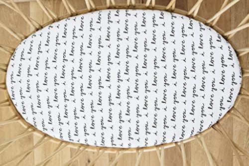 Bassinet Fitted Sheet - 100 Cotton Gender Neutral Universal Fit