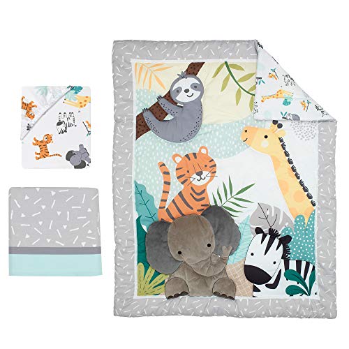 Bedtime Originals Mighty Jungle 3-Piece Crib Bedding Set 1