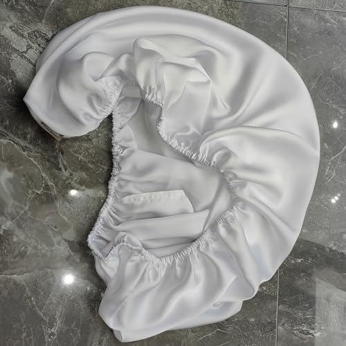 Cozysilk 2 Pack Satin Chiffon Bassinet Sheets Soft Silky White and Gray