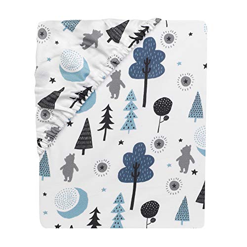 Lambs Ivy Forever Pooh Crib Bedding Set Blue