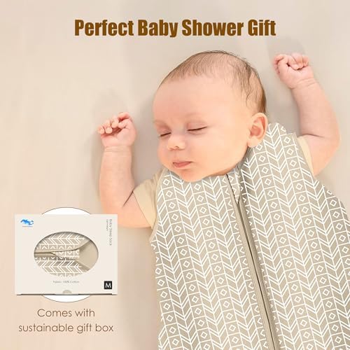 SWEET DOLPHIN 6-12M Baby Sleep Sack 3 Pack - 100 Cotton TOG 05