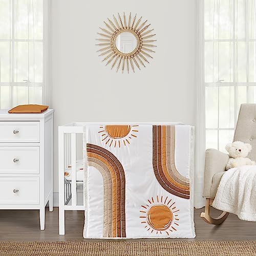 Sweet Jojo Designs Rainbow Boho Crib Bedding Set