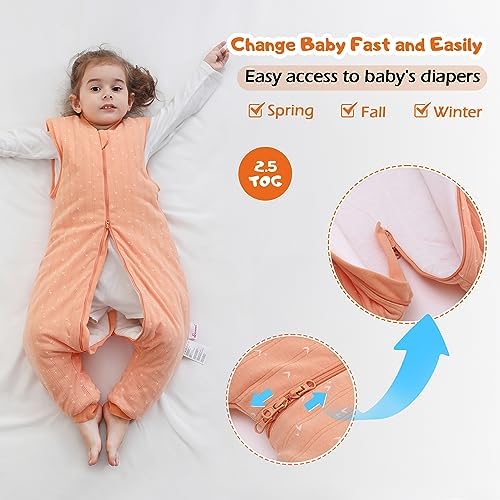 LAT Baby Sleep Bag with Feet 25 TOG