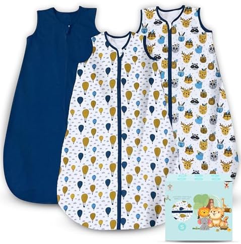 Cute Castle 0-6 Months Sleep Sack 3 Pack 1