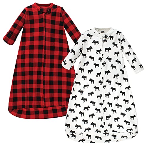 Hudson Baby Unisex 18-24M Cotton Sleep Sack with Moose Print