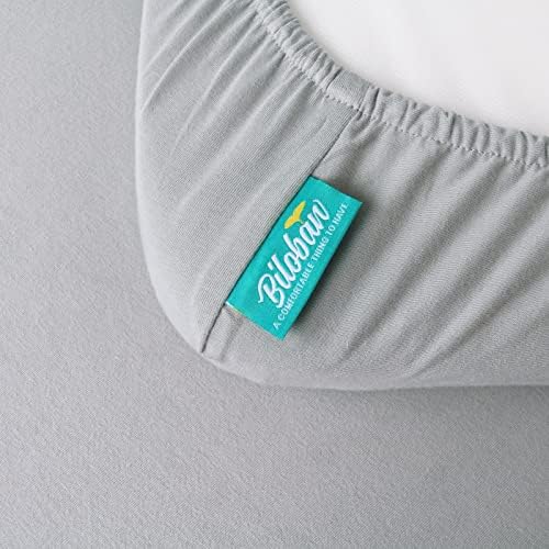 Biloban Bassinet Sheets 2 Pack Gray 100 Cotton 1