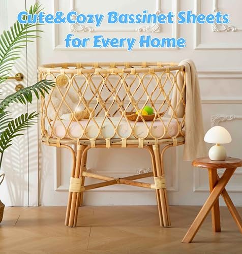 SDY Butterfly Bassinet Sheets Set of 2