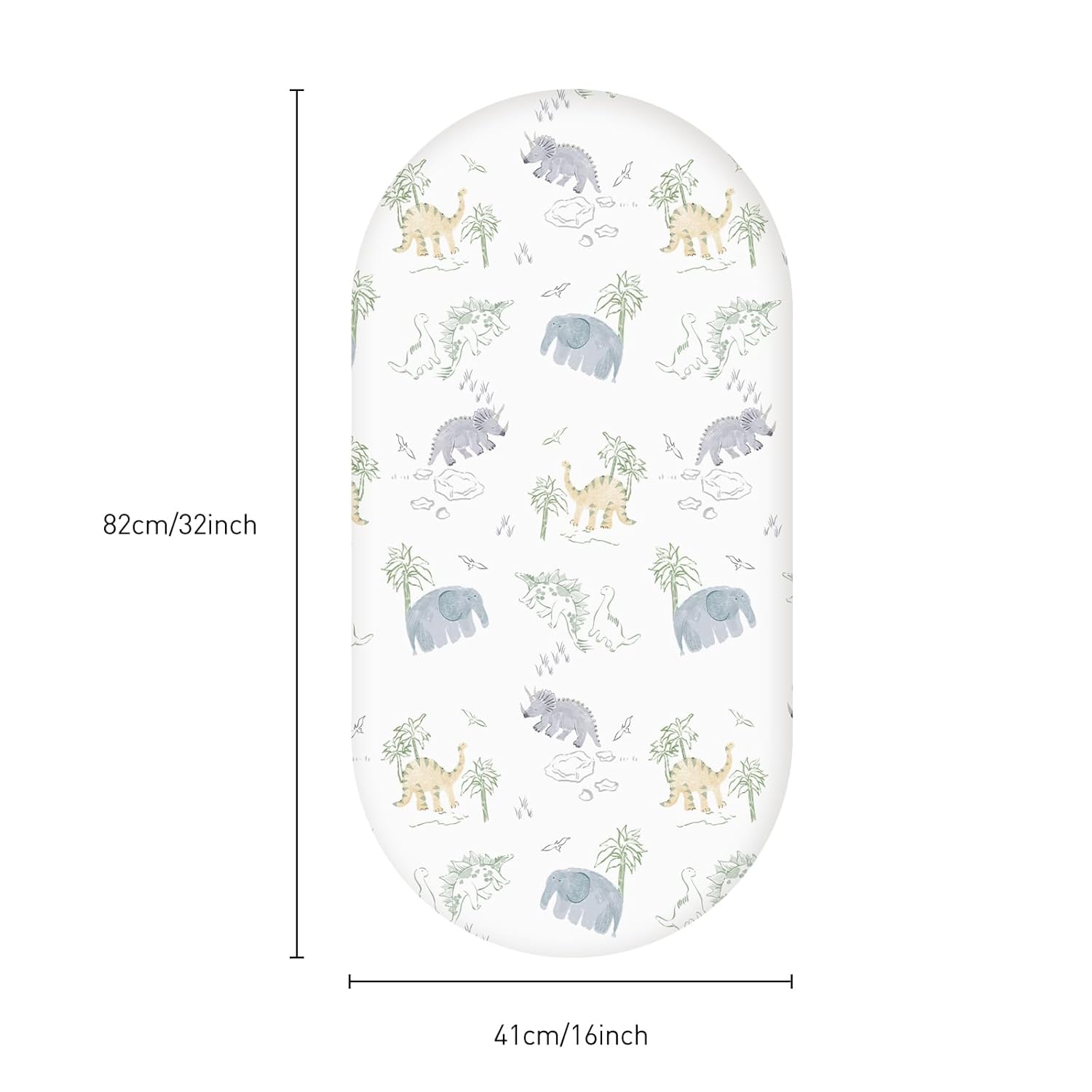 GLLQUEN Baby Bassinet Sheets Set 2-Pack 1