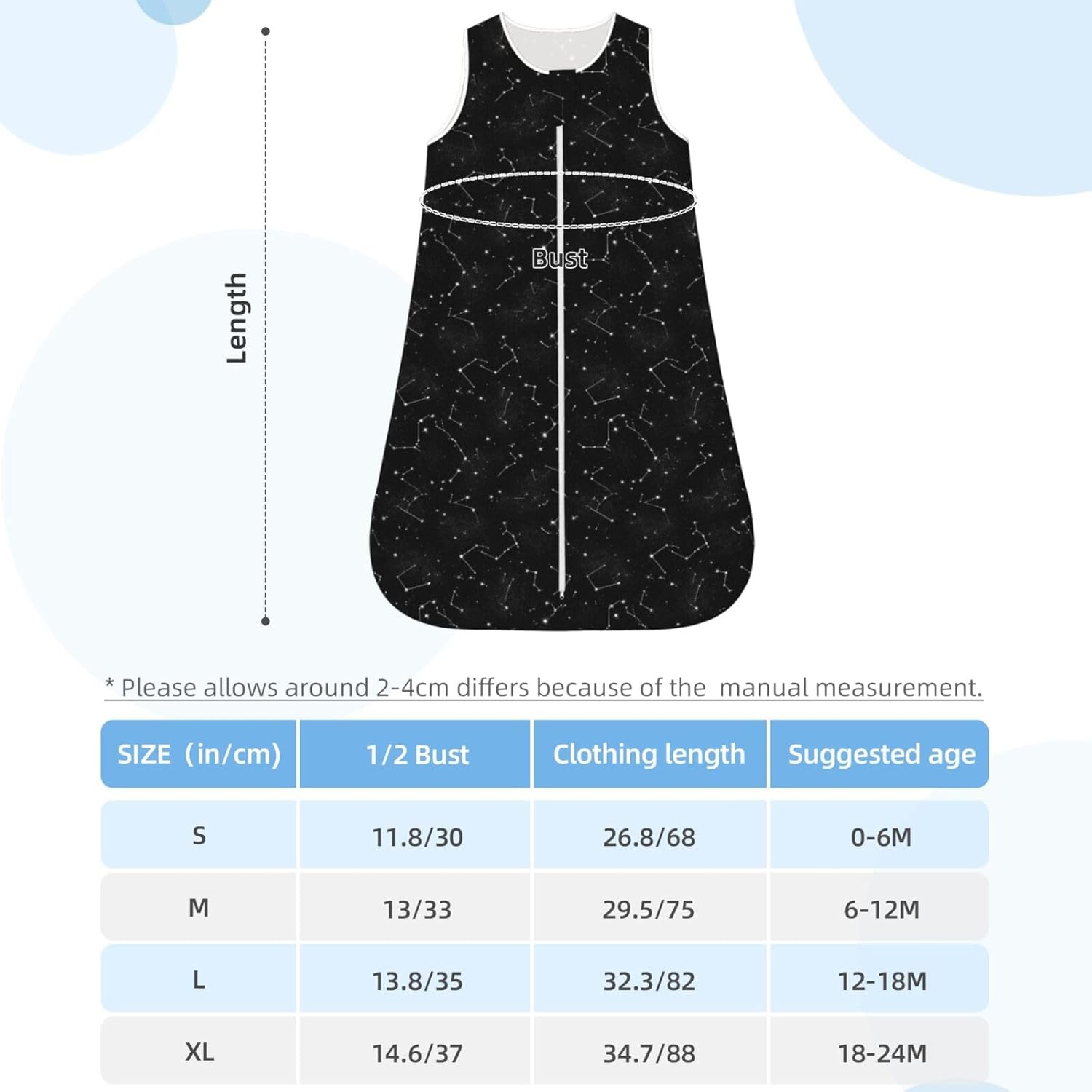 Muishi Baby Wearable Blanket Sleep Sack for Newborn to 2 Years