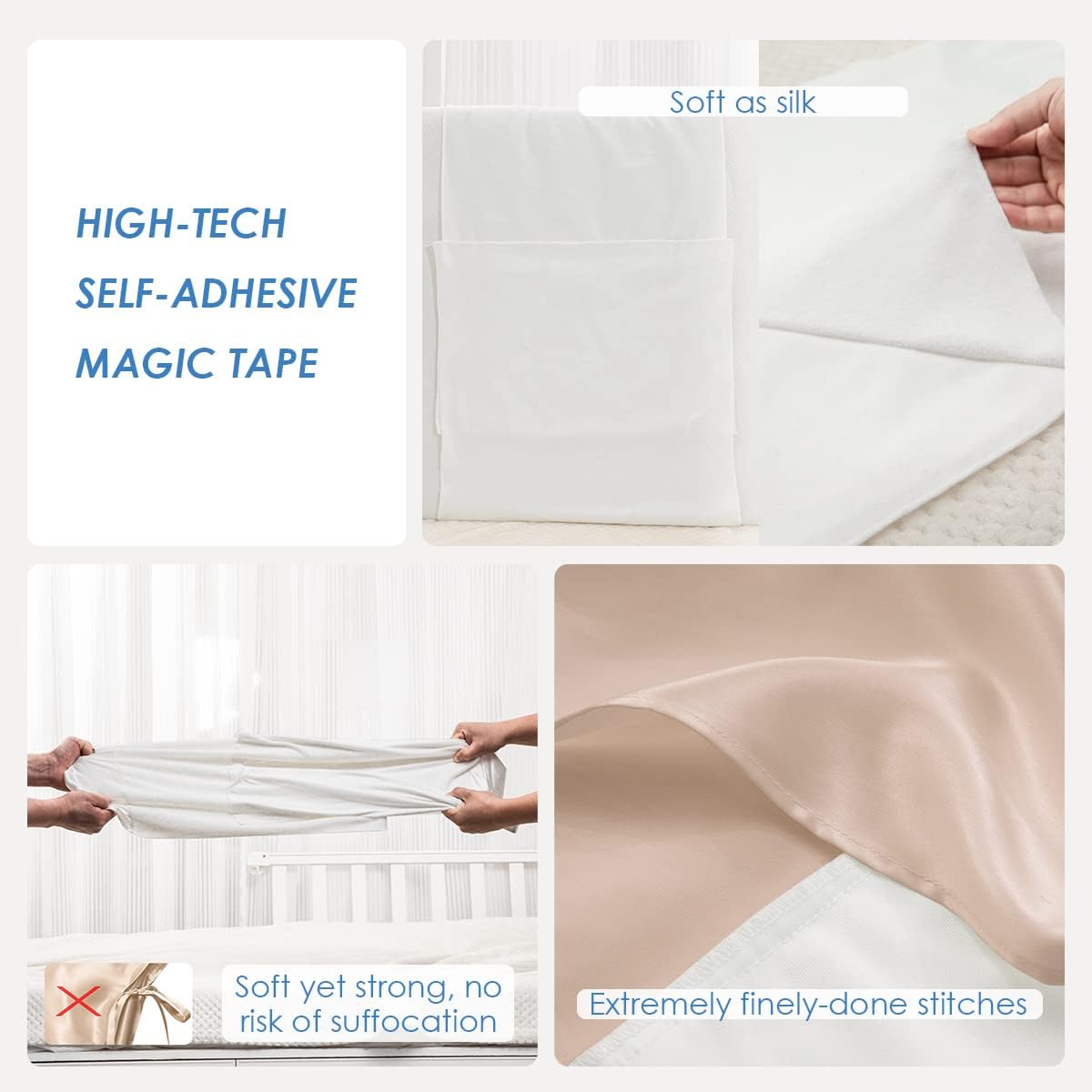 PROMEED Silk Bassinet Sleeve for Baby Bald Spots