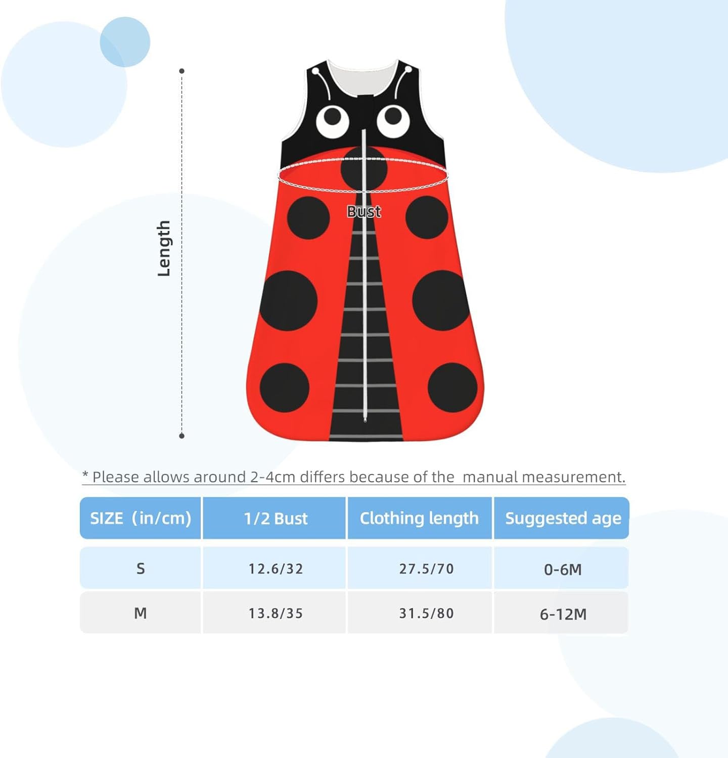Figtihw Strawberry Cute Baby Sleep Sack for Infant Unisex