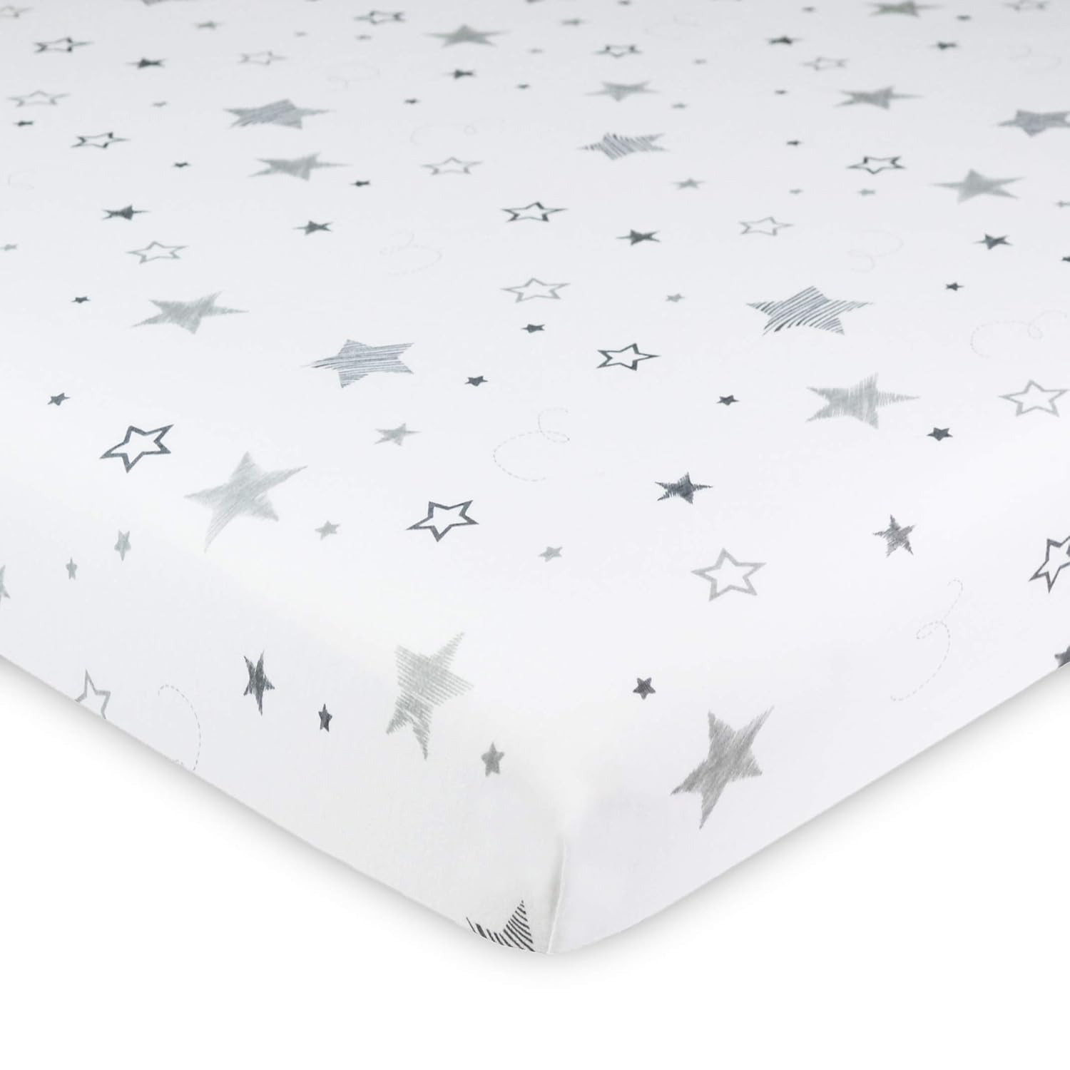 American Baby Company Bassinet Sheet - Super Stars Design