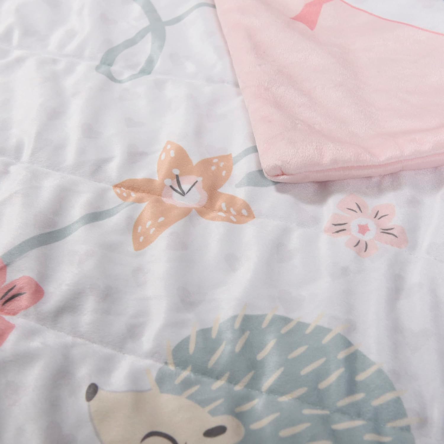 EXPRESSIONS 5 Piece Crib Bedding Set - Woodland Pink
