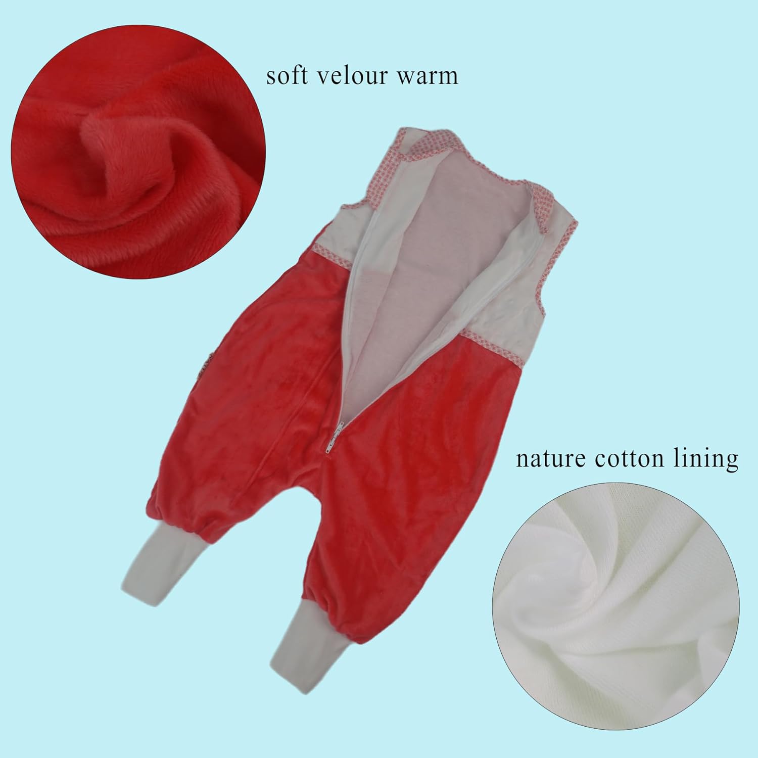 NATUZ Toddler Sleep Sack with Feet 15 TOG 1