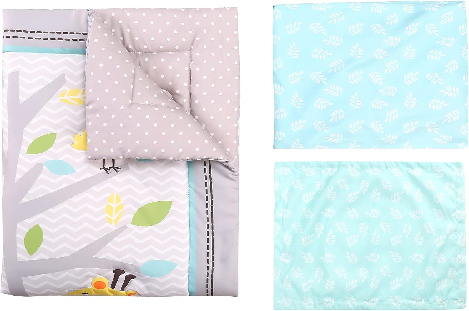 Baby Bees 3-Piece Jungle Party Crib Bedding Set