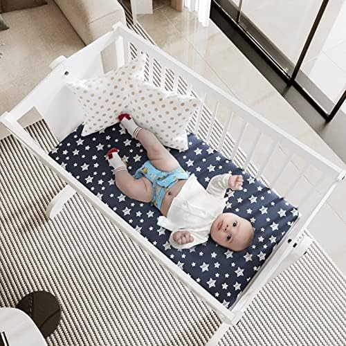Moonsea Bassinet Sheets Set 4 Pack Navy Universal Fit