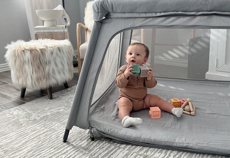 Newton Baby Fitted Sheets 2-Pack - 34 x 48 Grey Muslin Cotton