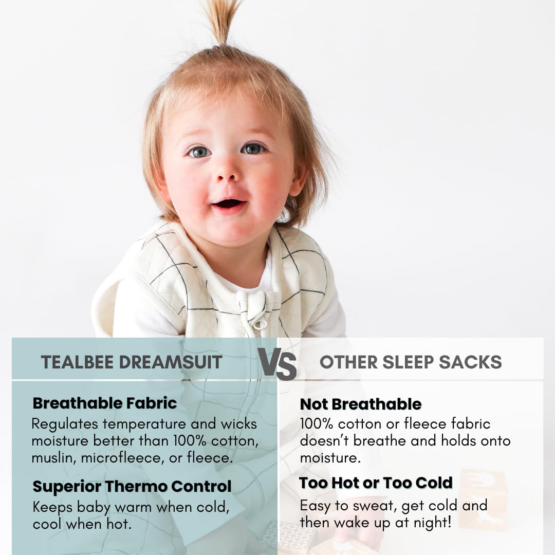 Tealbee Dreamsuit Toddler Sleep Sack with Feet 12-18M 18-24M 1