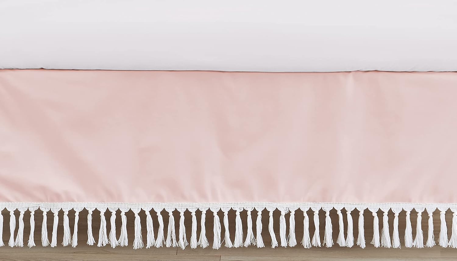 Sweet Jojo Designs Pink Boho Bed Skirt for Crib