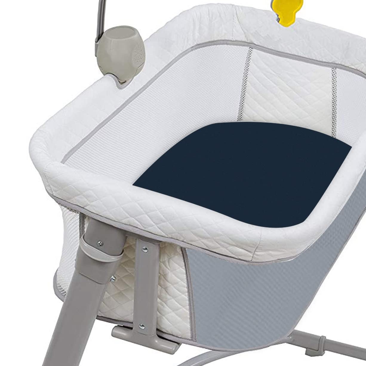 CaSaJa Navy Bassinet Sheet Set 3 Pack