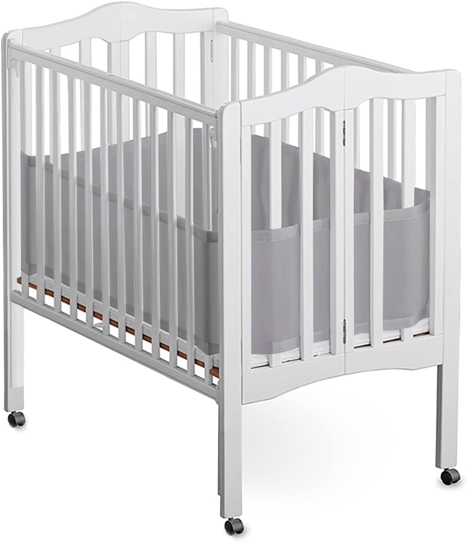 Mini Crib Breathable Mesh Liner by BreathableBaby 1
