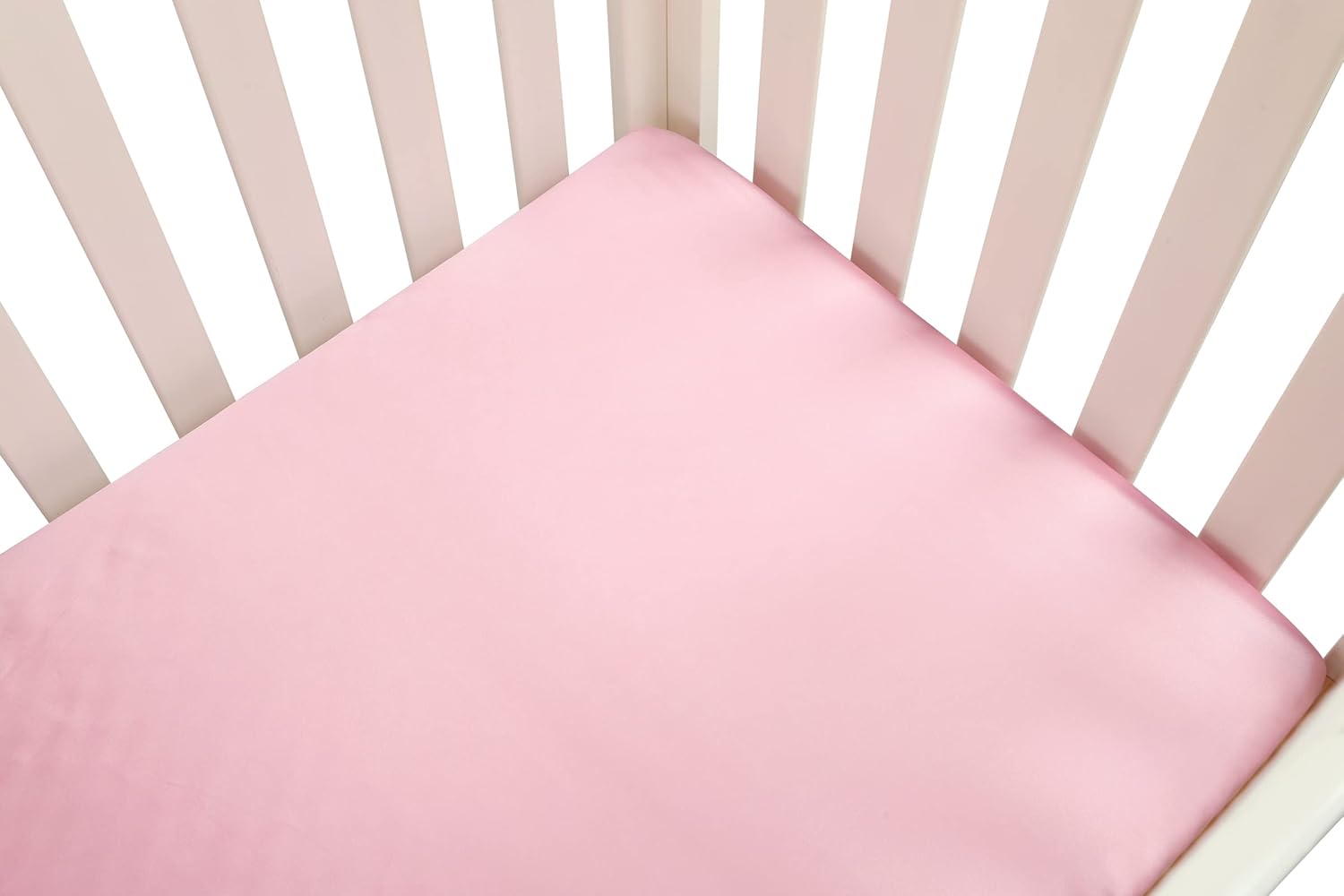 Satin Bassinet Sheet 2 Pack - Pink Grey