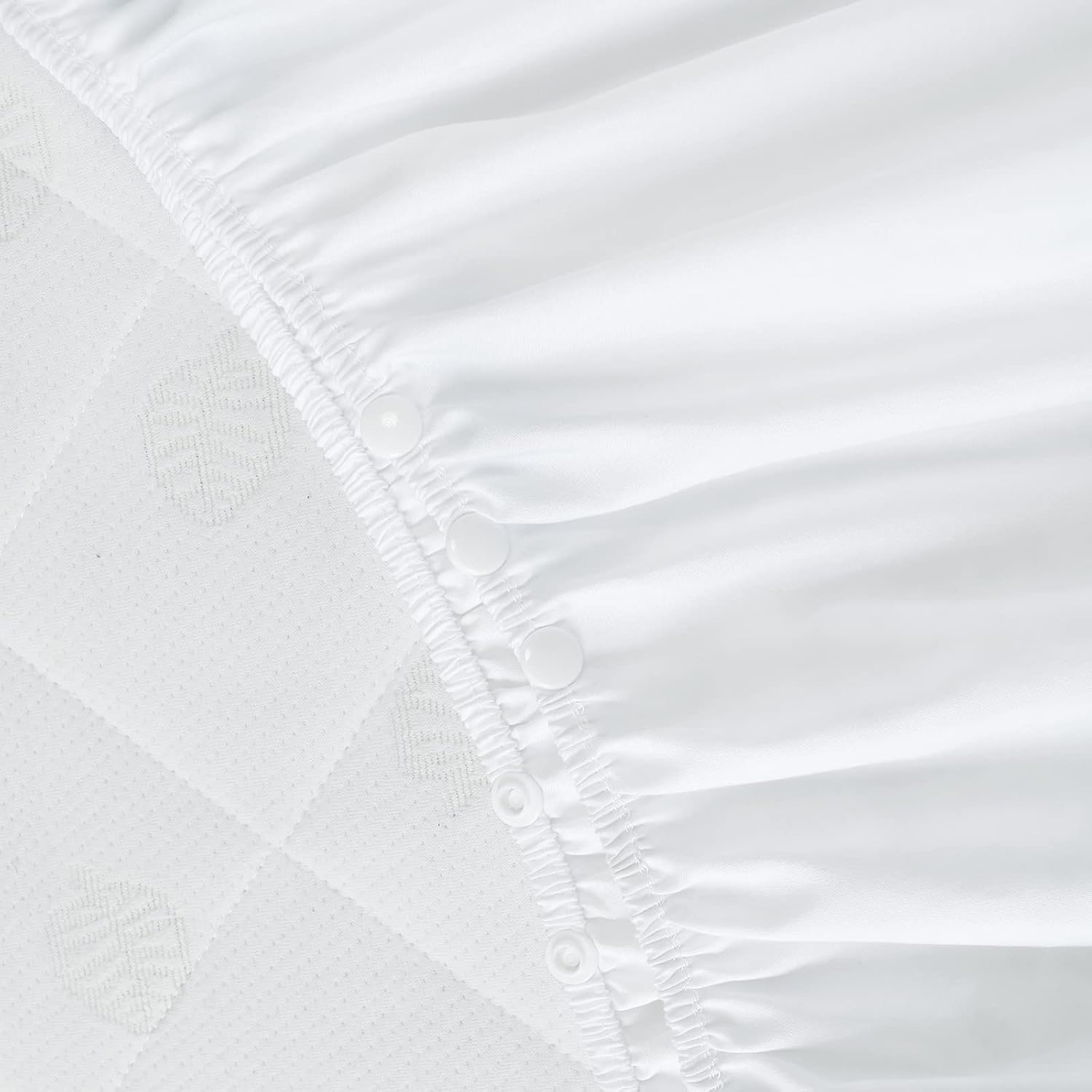 Crib Bed Skirt 28x52 with 14 Drop Pleated Dust Ruffle