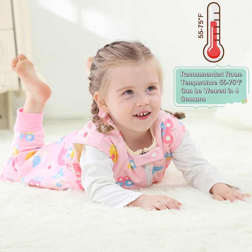 MICHLEY Owl Wearable Blanket Toddler 1-3T
