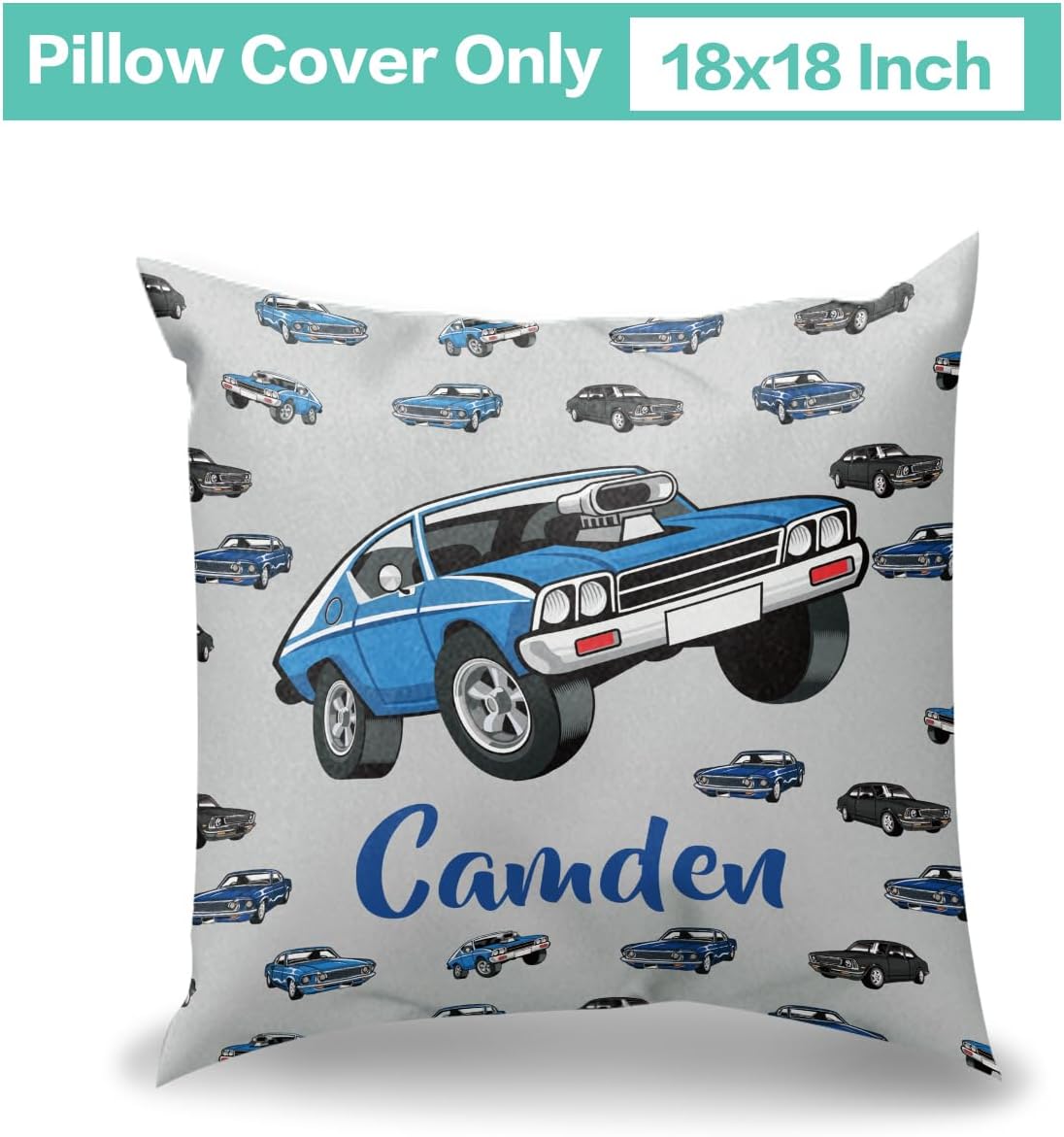 Custom Crib Bedding Set 3 Piece - Cars Design for Baby