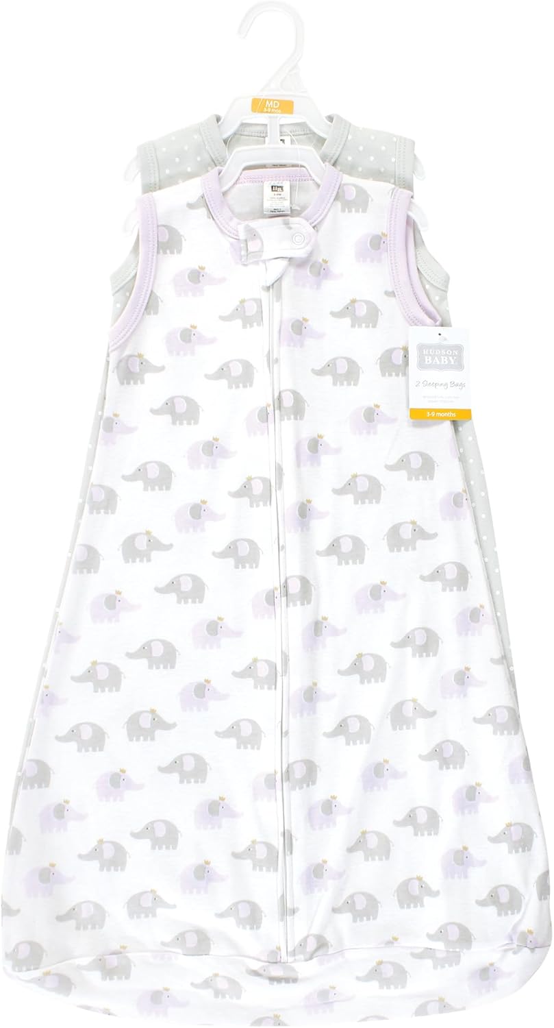 Hudson Baby Unisex Wearable Sleeping Bag 0-3 Months