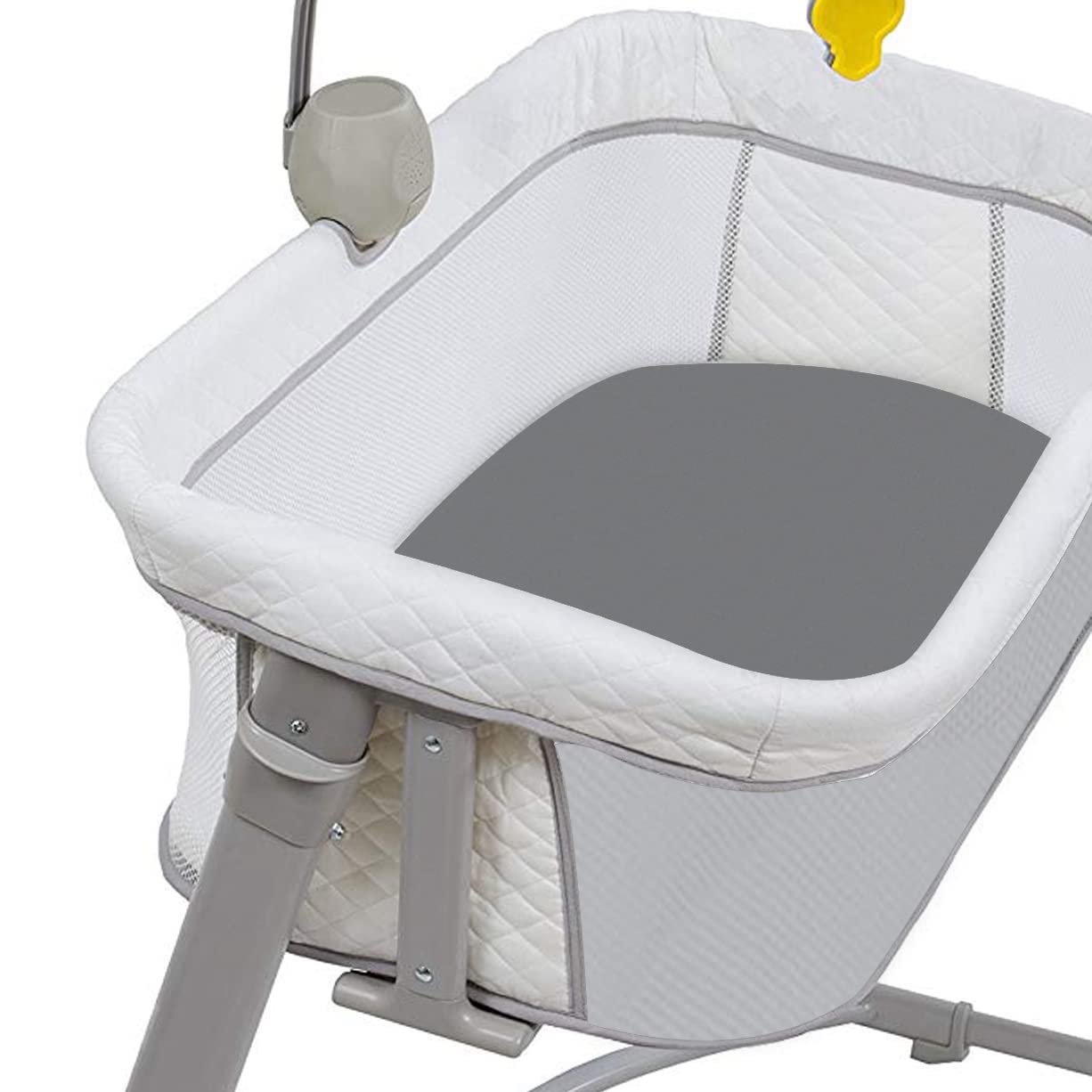 CaSaJa Grey Bassinet Sheet Set 3 Pack 1