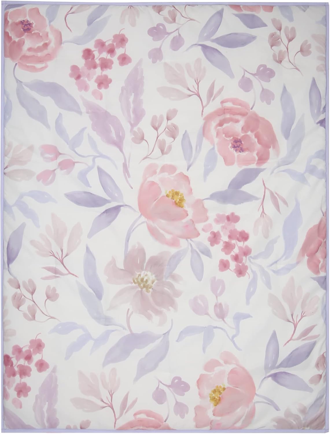 Bedtime Originals Lavender Floral 3-Piece Crib Bedding Set - PinkPurple