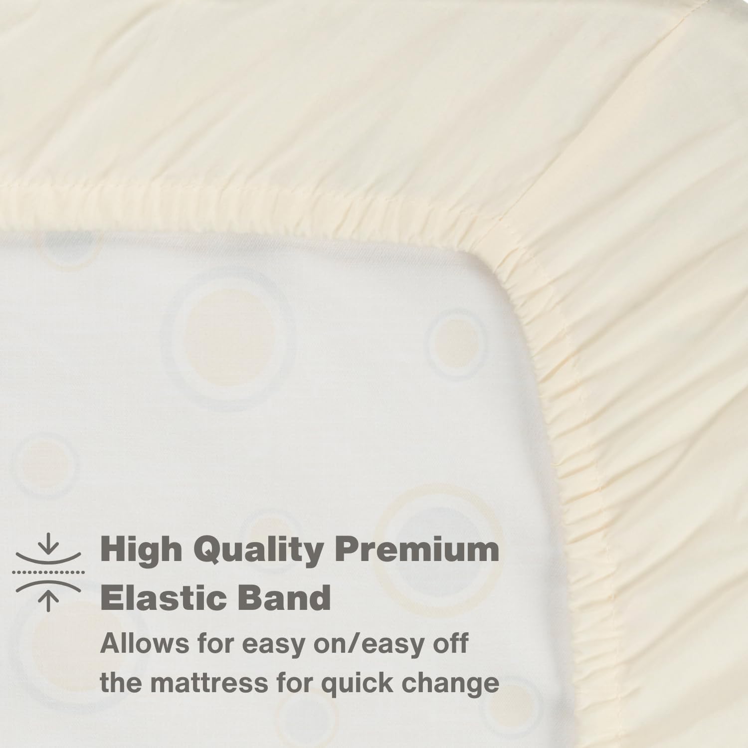 Everyday Kids 2 Pack Fitted Crib Sheets